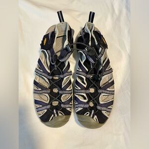 KEEN Whisper Sport Sandals - Men’s Size 13 - Waterproof Shoes - Navy/Gray-Hiking